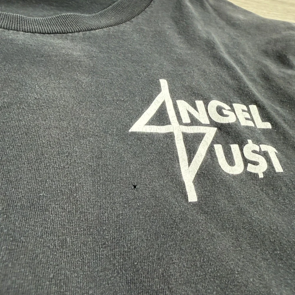 Angel Du$t Band T-Shirt VTG Y2K Distressed Faded Turnstile Large